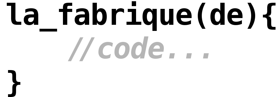 La Fabrique de code – Tech blog